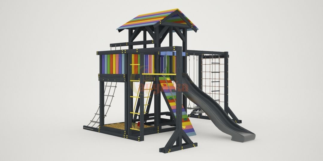 Детская площадка Савушка 3 BLACK EDITION